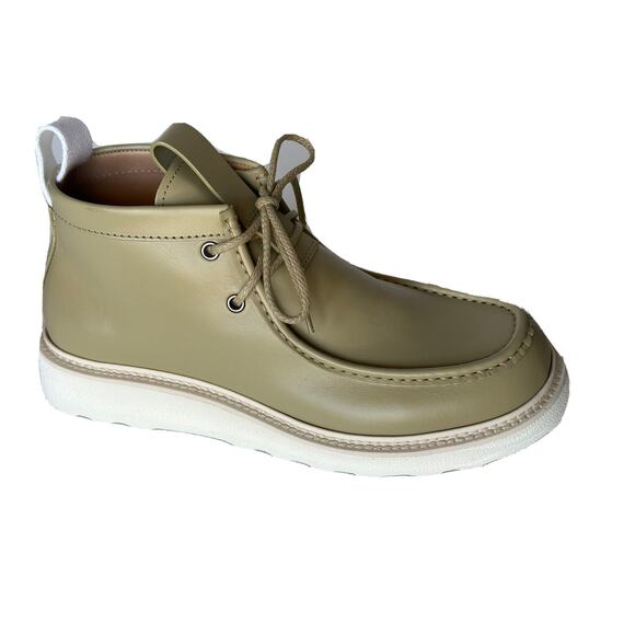 NIB $890 Bottega Veneta Leather Green Lightweight Ankle Boots 9 US 578287 Italy main image 6